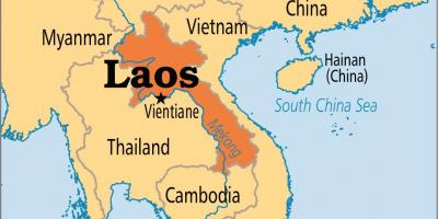 Лаос земја во мапата на светот