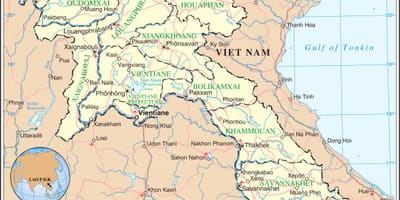 Карта на лаос патот