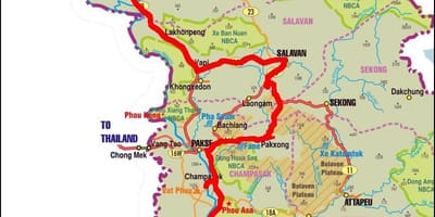 Карта на savannakhet лаос