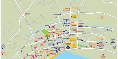 Карта на vientiane лаос